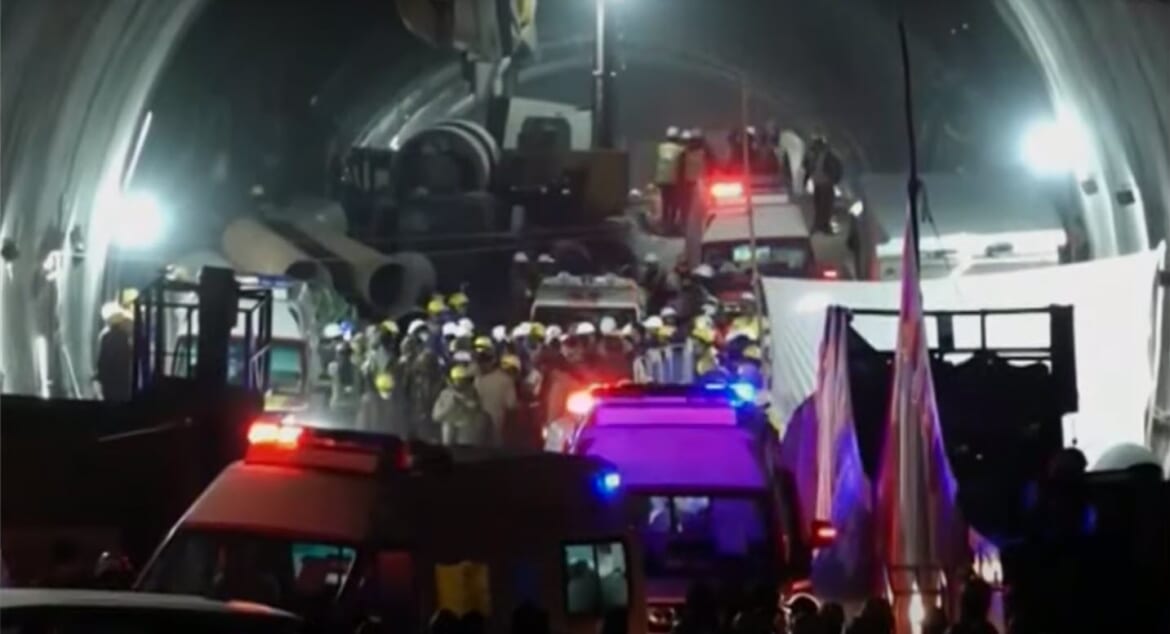 All 41 Trapped Indian Construction Workers Rescued After 17 Days in Himalayan Tunnel Collapse