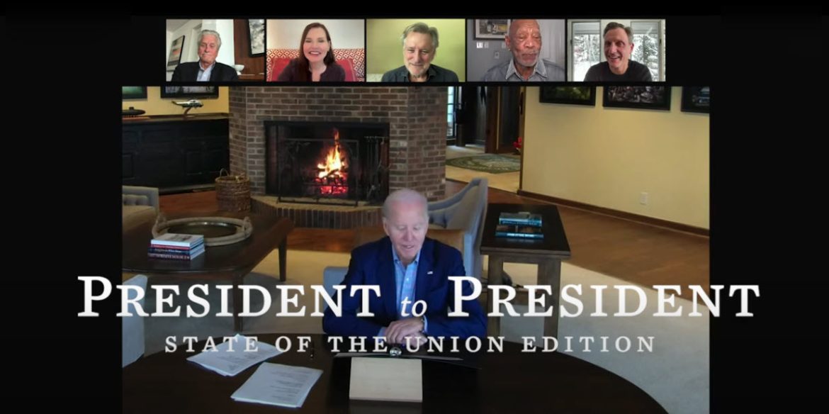 Biden Gains Insight from Fictional Presidents in White House Video Session
