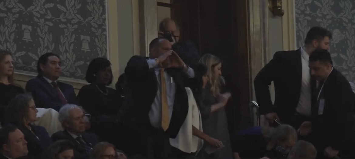 Gold Star Father Arrested for Heckling President Biden During State of the Union Address