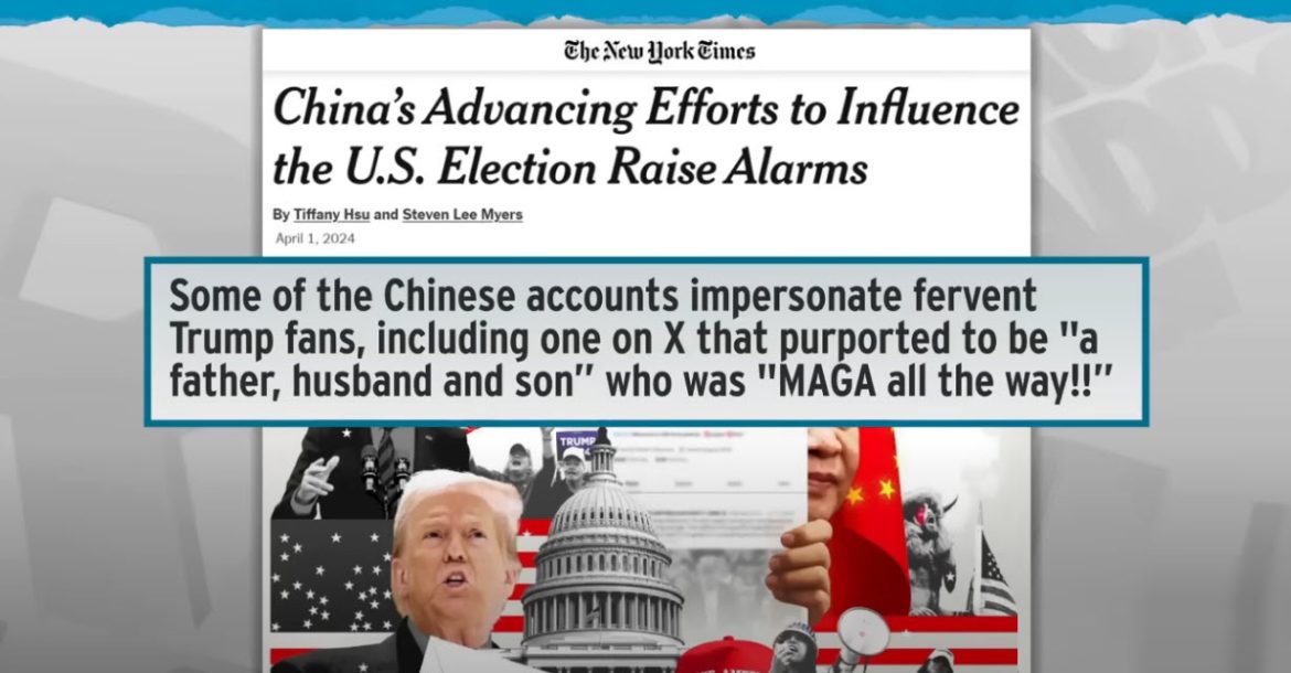 Microsoft Report Reveals China's Use of Fake Social Media Accounts Impersonating Americans