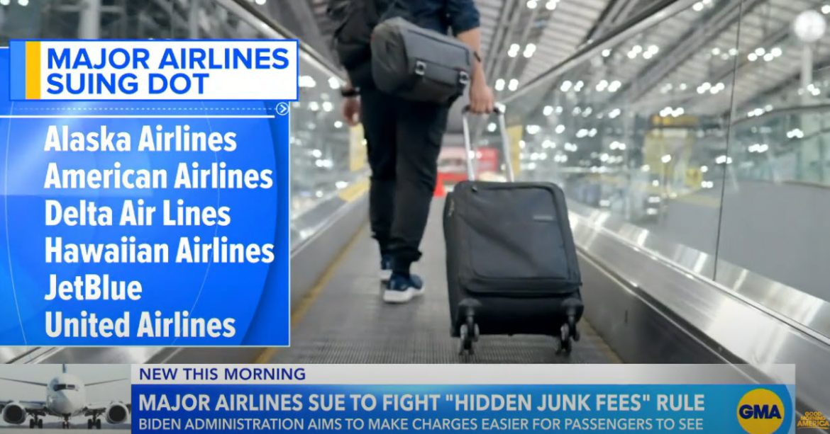 Airlines Sue Biden Administration Over New Fee Disclosure Rule