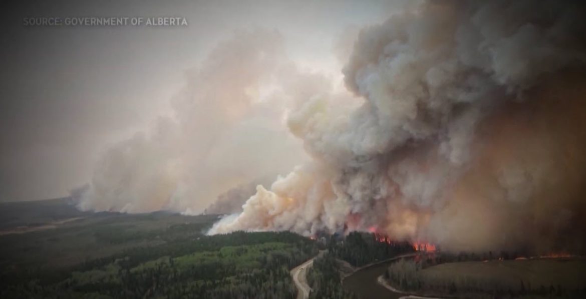 Canadian Wildfire Smoke Impacts Midwest with Poor Air Quality