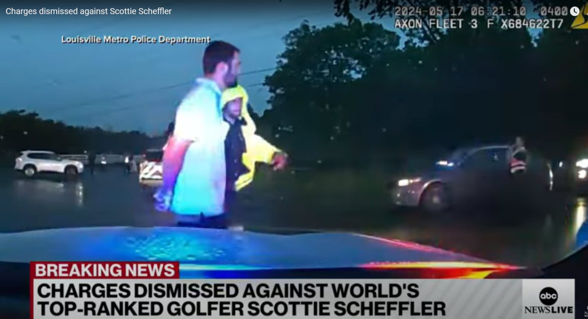 Charges Dropped Against Golfer Scottie Scheffler