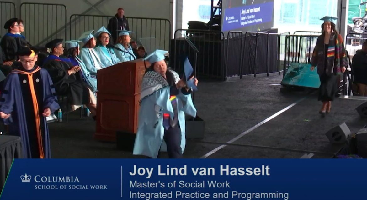 Columbia University Graduate Rips Up Diploma in Viral Video