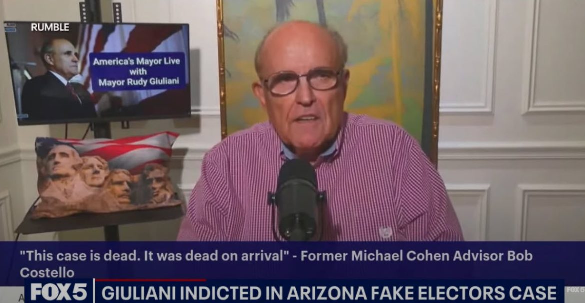 Giuliani and Ten Others Plead Not Guilty in Arizona Election Case