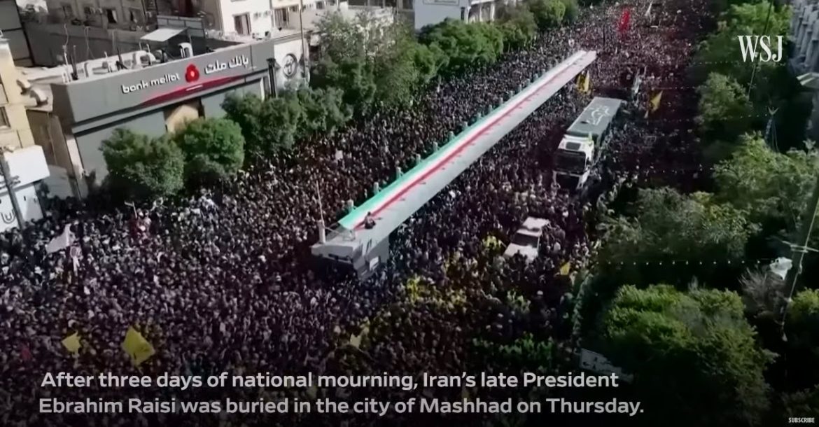 Hundreds of Thousands Gather as Iran Buries Late President Raisi and Foreign Minister Amirabdollahian