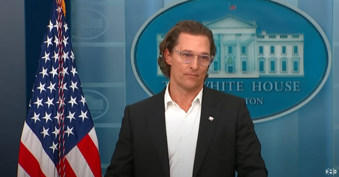 Matthew McConaughey Campaigns for Texas Congressman Tony Gonzales
