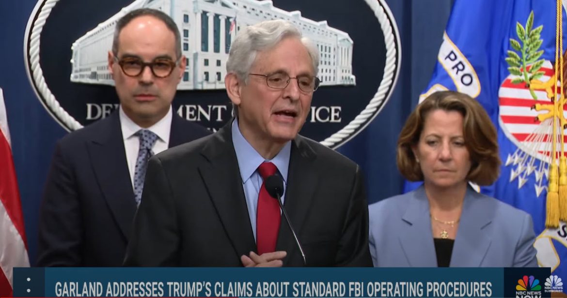 Merrick Garland Pushes Back Against Trump's "Deadly Force" Claim