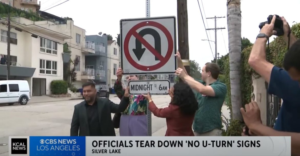 LA Neighborhood Removes U-Turn Signs Over LGBTQ+ Complaints