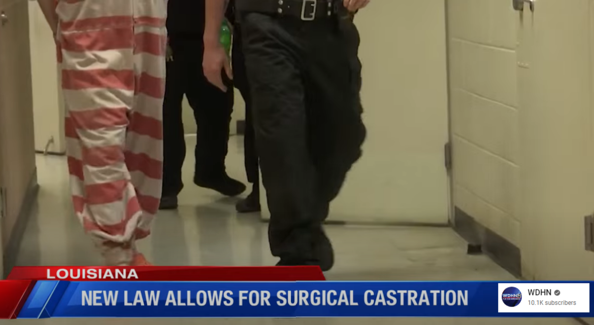 Louisiana Passes Bill Allowing Castration for Certain Child Sex Offenders