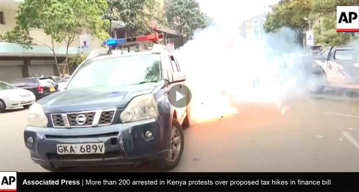 Over 200 Arrested in Kenya Amid Protests Against Proposed Tax Hikes