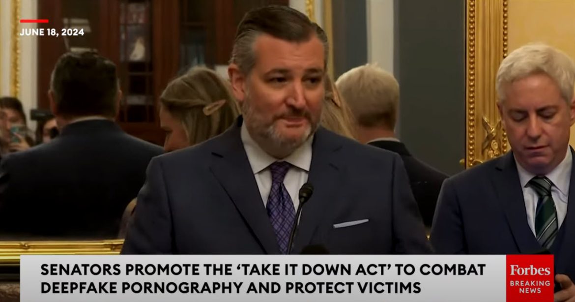 Senator Ted Cruz Introduces Legislation to Combat Deepfake Revenge Porn