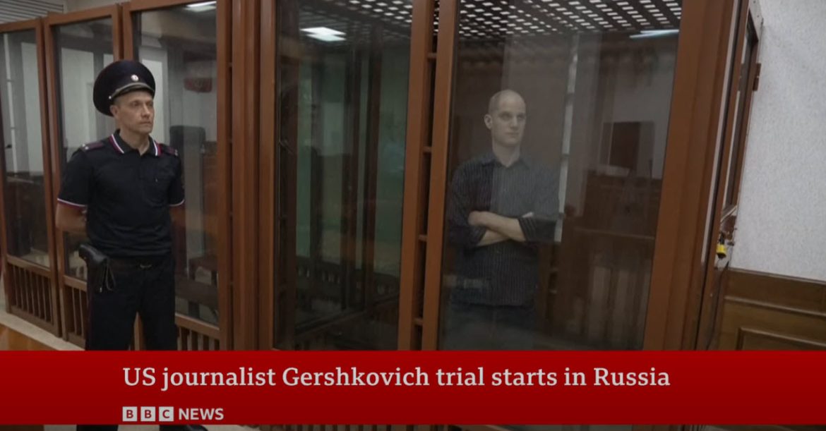 Trial of U.S. Journalist Evan Gershkovich Begins in Russia Amid Controversy