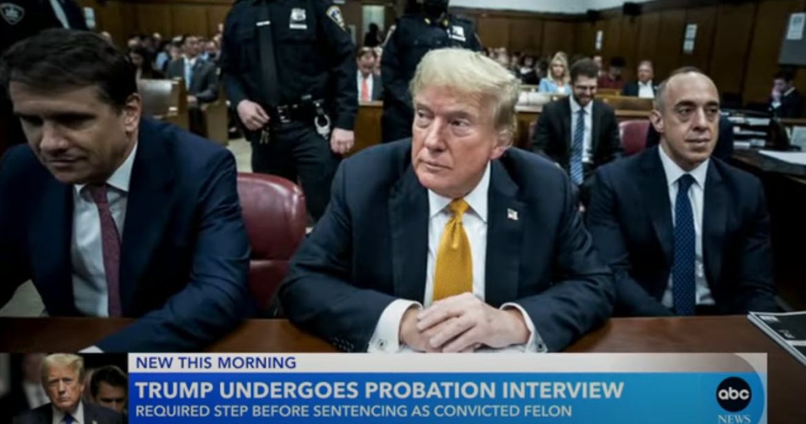 Trump Completes Pre-Sentencing Interview in Hush Money Case