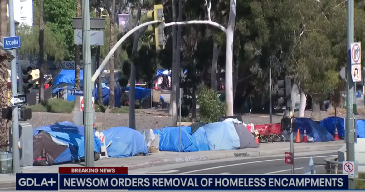 CA Gov Newsom Signs Executive Order to Dismantle Homeless Encampments