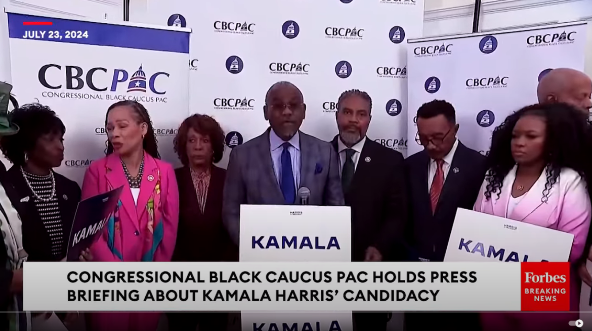 Congressional Black Caucus Rallies Support for Kamala Harris, Hailing Her as the Future of the Party
