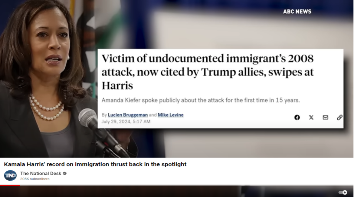 Kamala Harris' Record on Immigration Thrust Back in the Spotlight