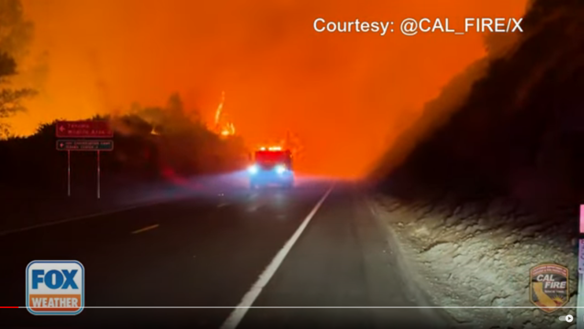 Park Fire Becomes Largest Wildfire in U.S. History, Burning Over 687,000 Acres