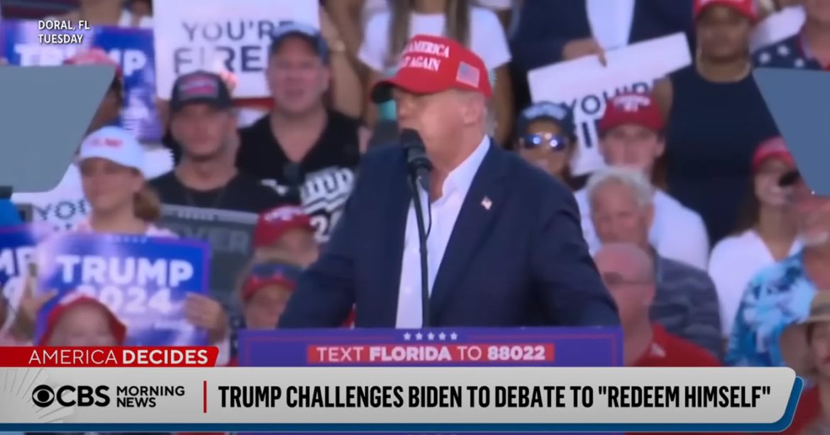 Trump Challenges Biden to Debate and Golf Match, Prepares to Announce VP Pick