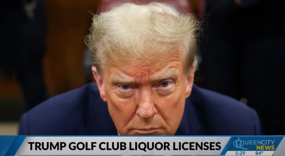 Trump New Jersey Golf Clubs' Liquor Licenses in Jeopardy After Guilty Conviction