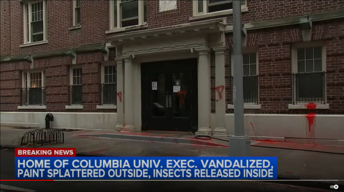 Brooklyn Home of Columbia Official Vandalized
