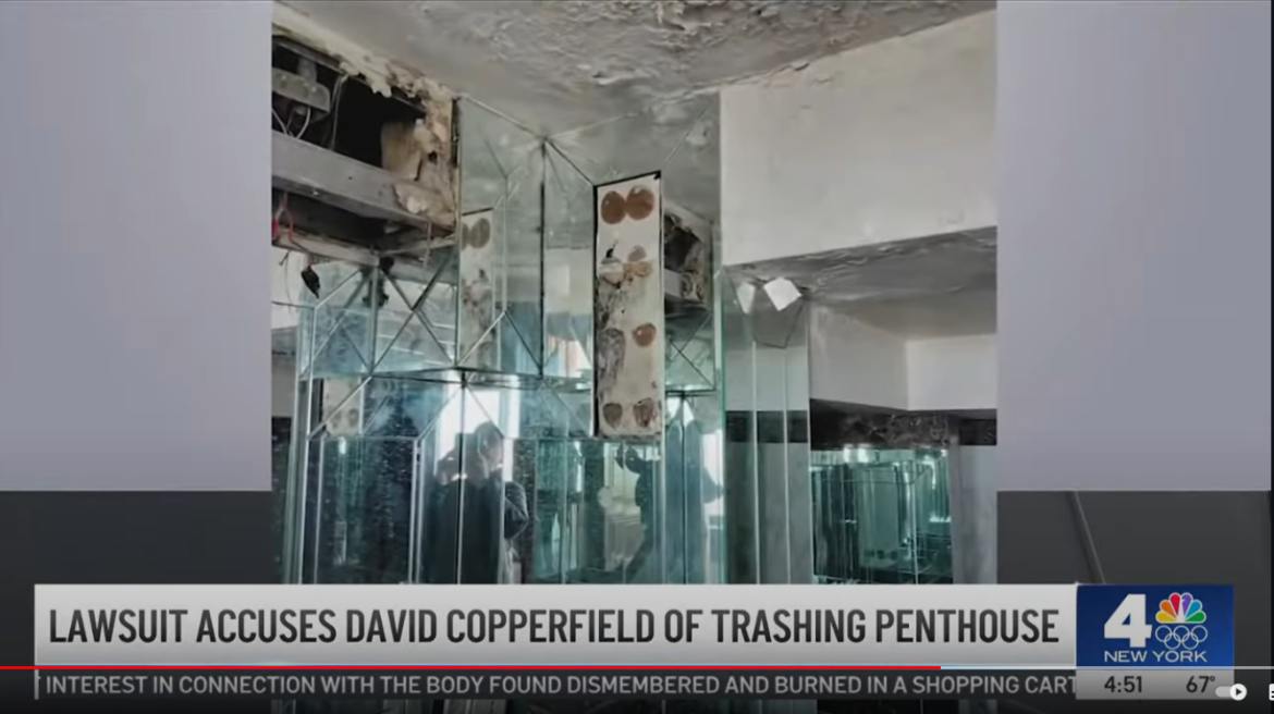 Magician David Copperfield Sued for Trashing and Neglecting Manhattan Penthouse