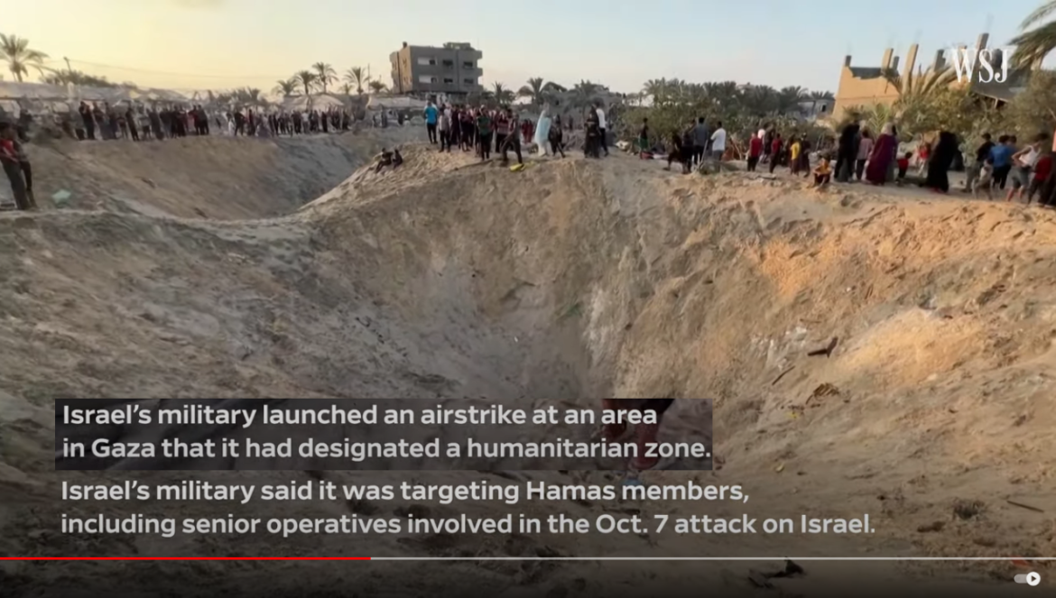 Deadly Blasts Strike Humanitarian Zone in Gaza, Authorities Report