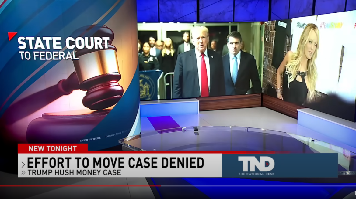 Judge Blocks Trump’s Request to Move Hush Money Case to Federal Court, & J6 Charges