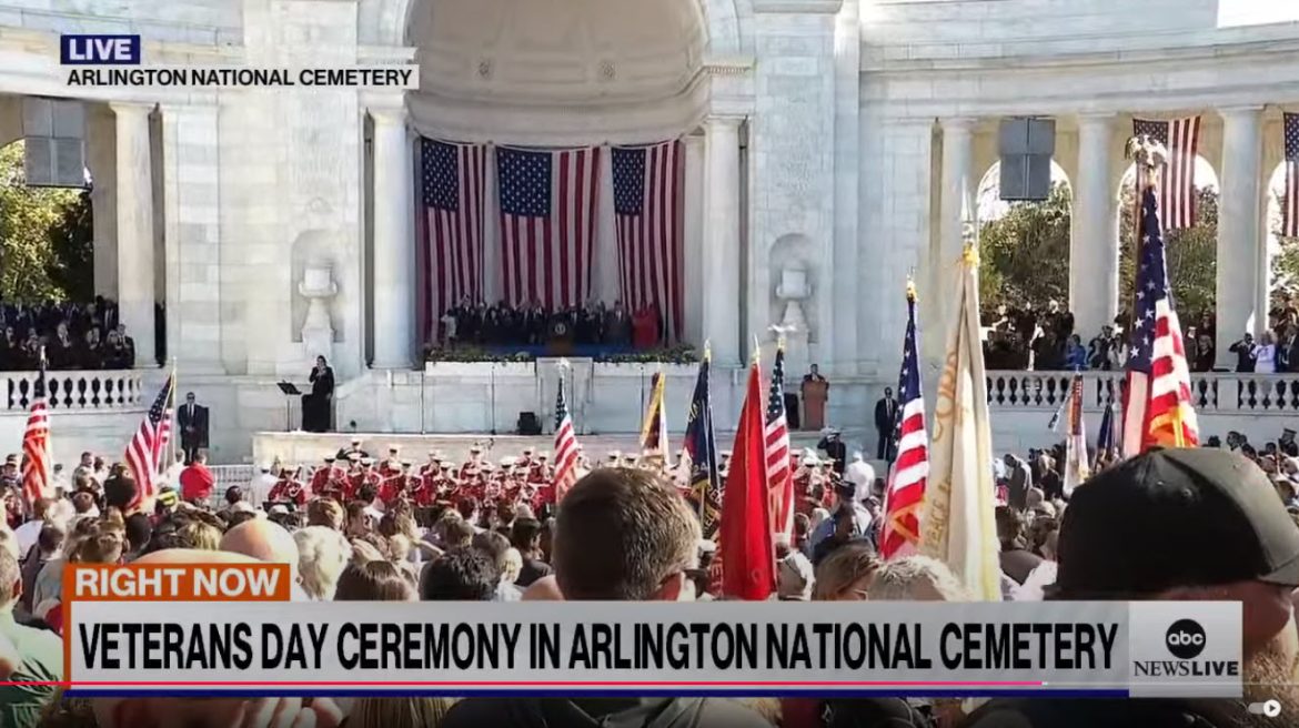 Biden & Harris Honor Veterans Day at Arlington National Cemetery in Final Tribute as Commander-in-Chief