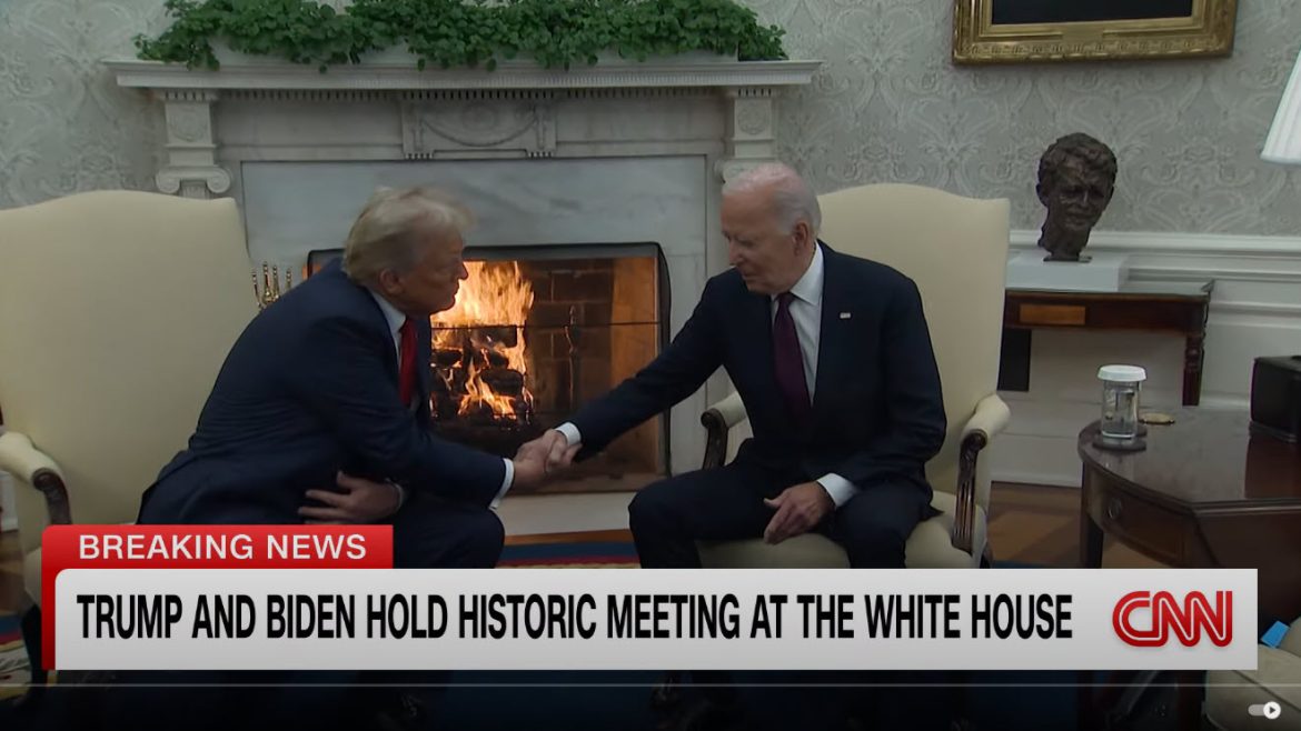 Biden and Trump Meet at White House, Vow Peaceful Transition of Power
