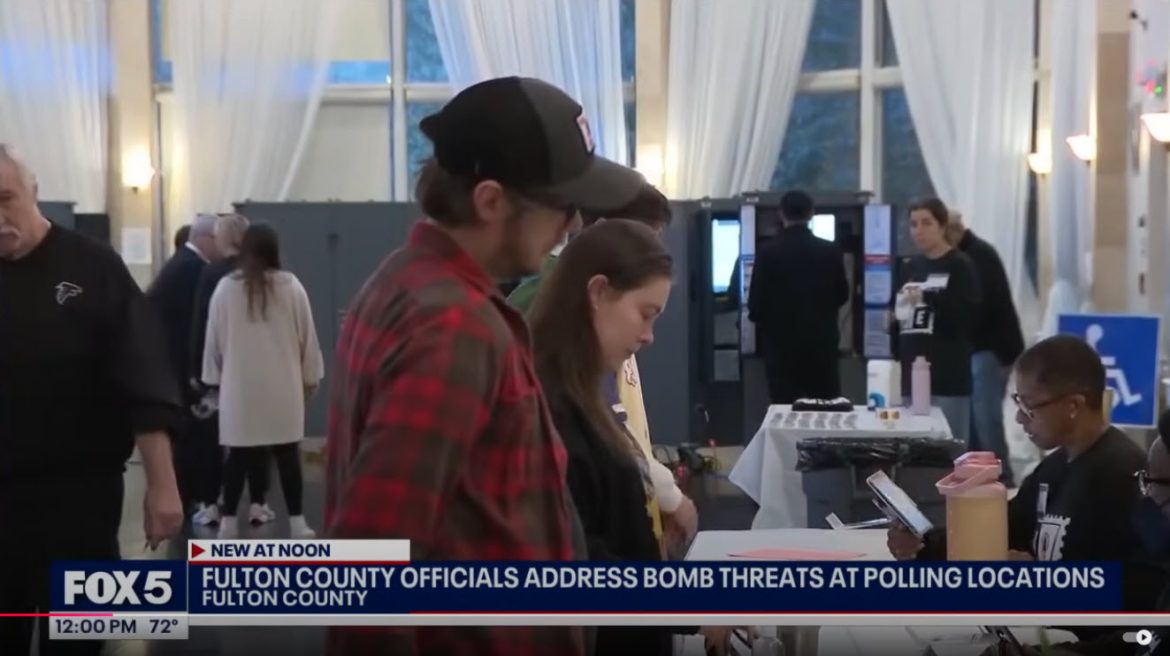 Bomb Threats Force Evacuation of Two Polling Locations in GA, Officials Link Incident to Possible Russian Hoax