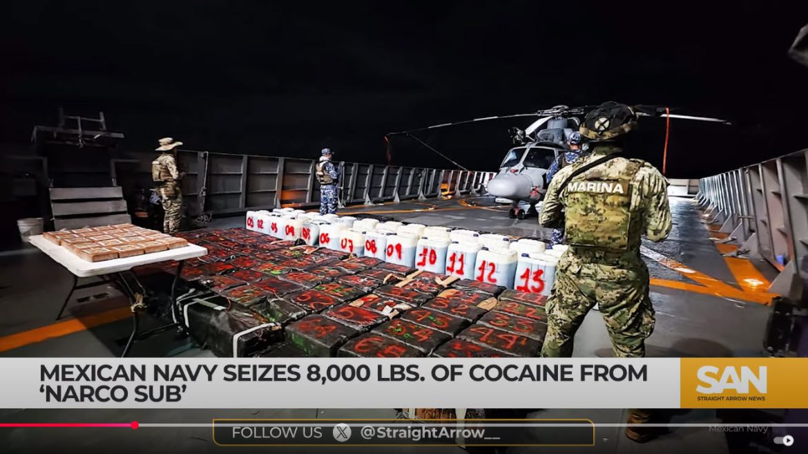 Mexican Navy Seizes 8,000 Pounds of Cocaine in Massive ‘Narco Sub’ Bust Near Acapulco