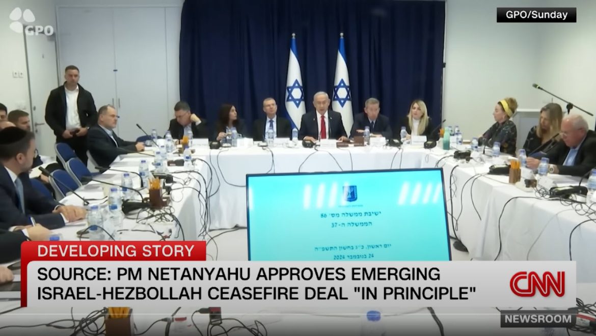 Netanyahu approves Lebanon ceasefire deal ‘in principle,’ source says