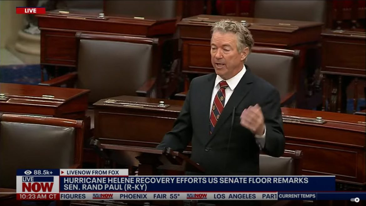 Senator Rand Paul Criticizes $425 Million U.S. Defense Aid to Ukraine, Calls for Focus on Domestic Issues
