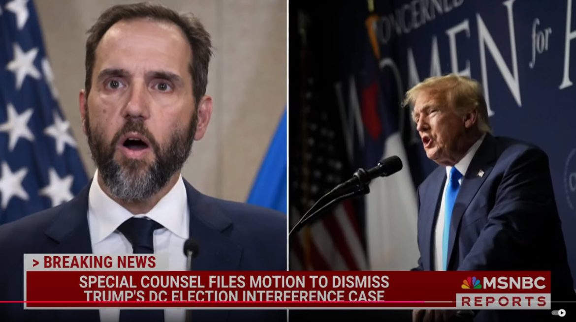 Special Counsel Drops Trump Election Interference Charges Amid Presidential Immunity Ruling