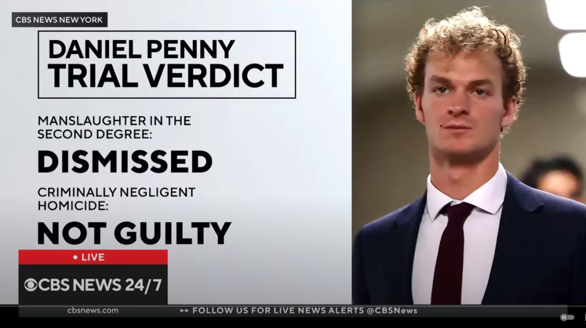Daniel Penny Acquitted in New York Subway Chokehold Case