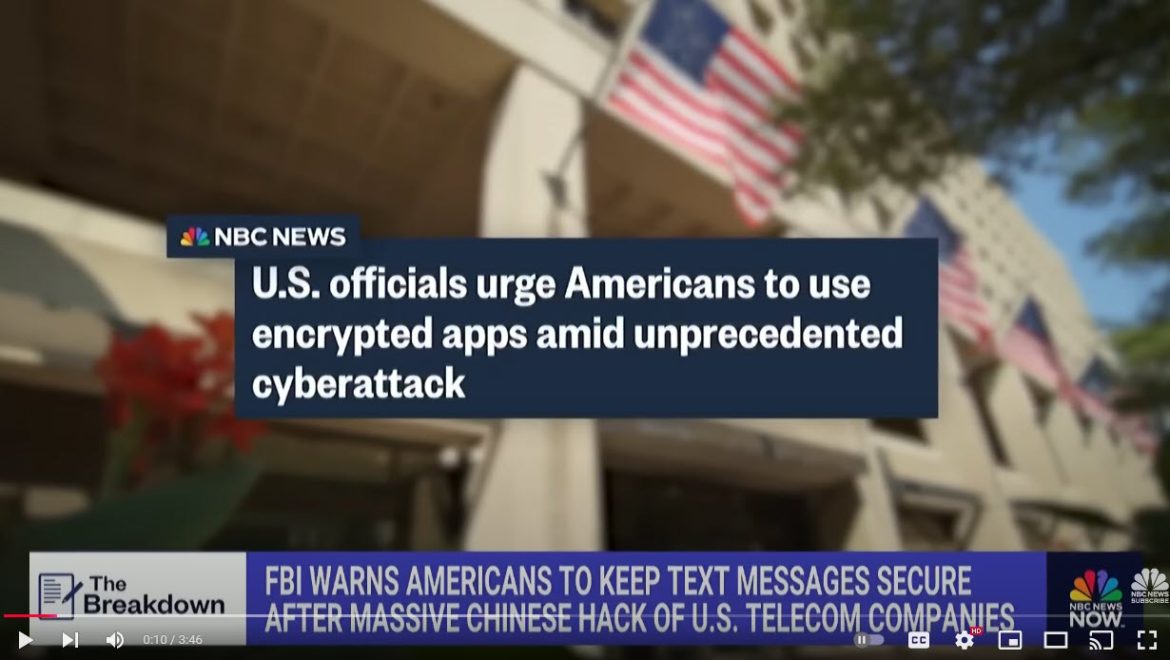 FBI Urges Americans to Secure Text Messages Following Chinese Telecom Hack