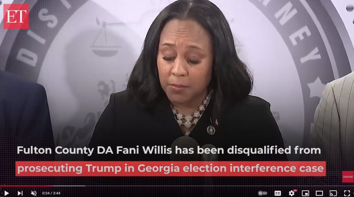 Fulton County District Attorney Removed From Trump Election Interference Case