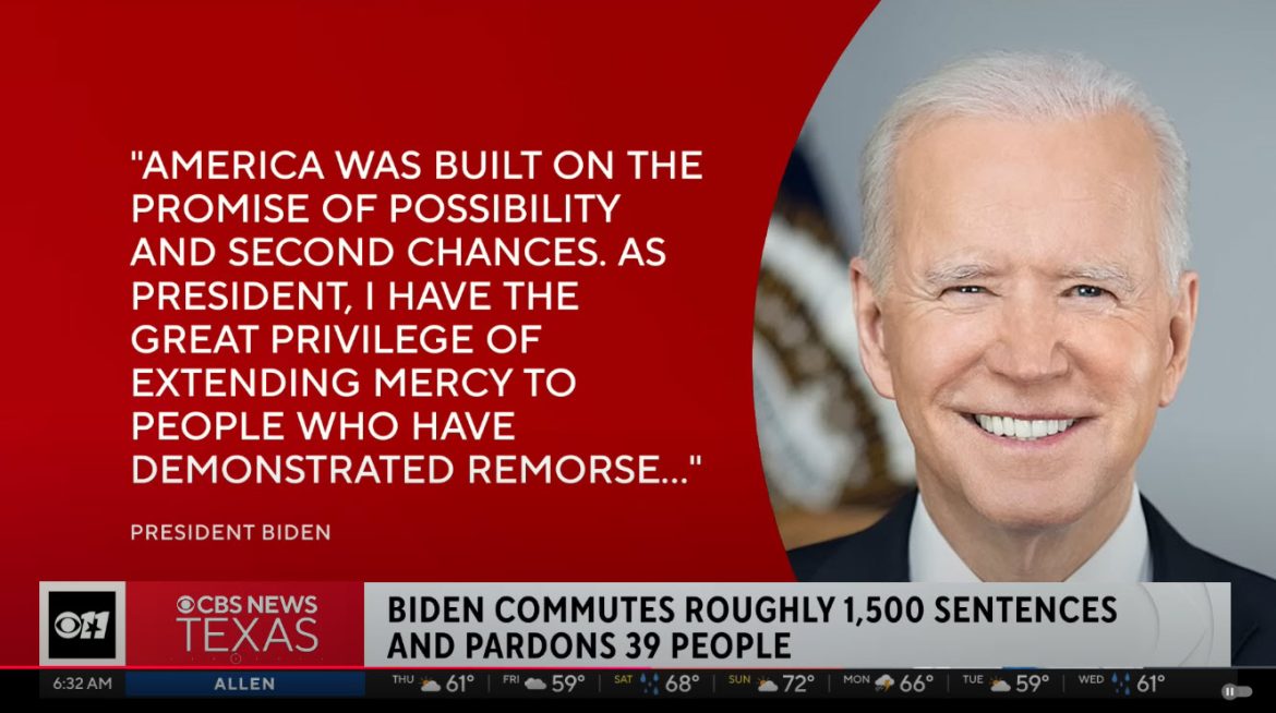President Biden Grants Historic Clemency to Over 1,500 Individuals in Landmark Decision