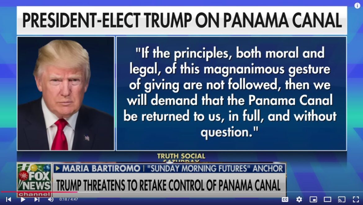 President-elect Trump Threatens to Reclaim Panama Canal Over Disputed Fees