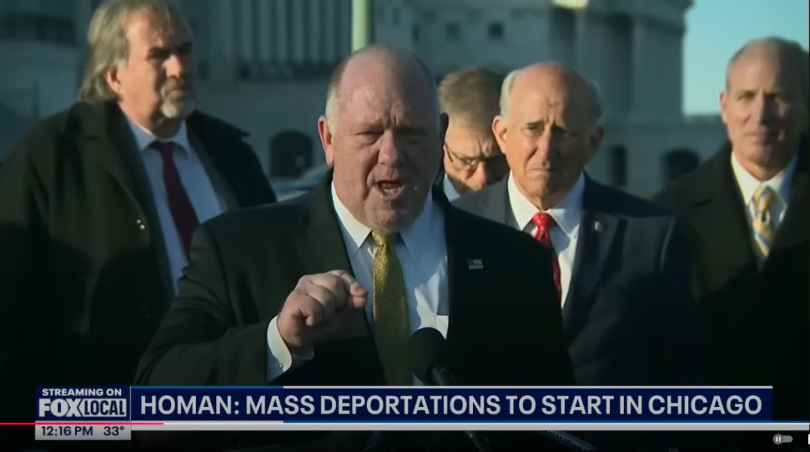 Trump’s Border Czar Nominee Tom Homan Slams Chicago Leadership, Outlines Tough Immigration Plans