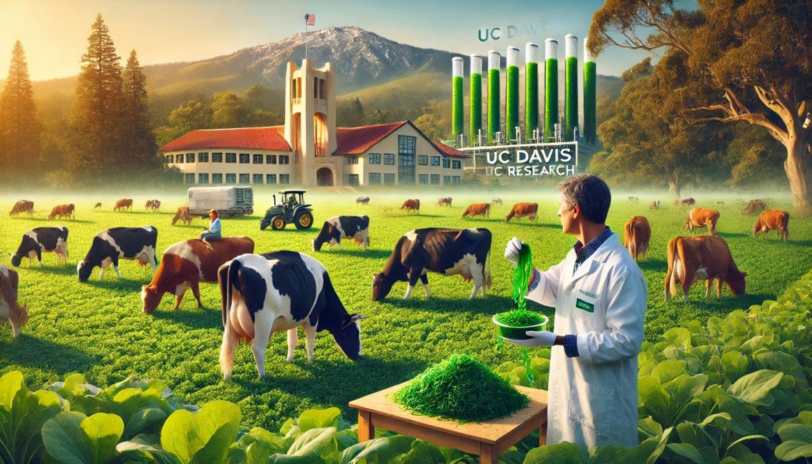 UC Davis Research Shows Seaweed Supplement Reduces Cow Methane Emissions by 40%