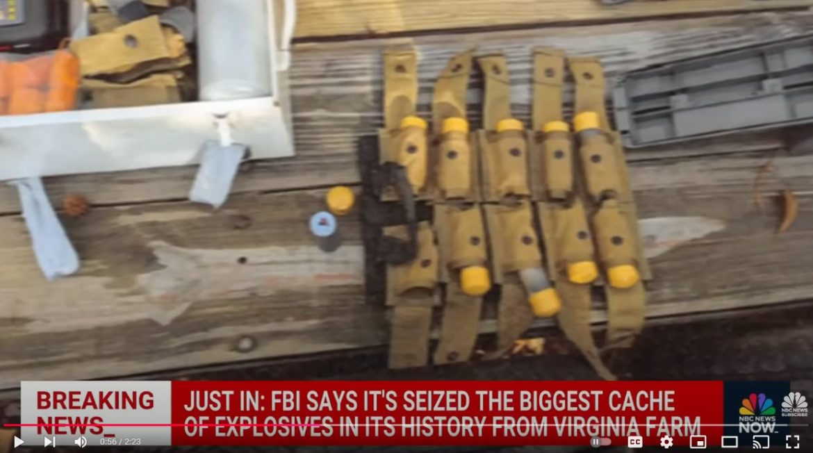 FBI Seizes Record Cache of Homemade Explosives from Virginia Farm