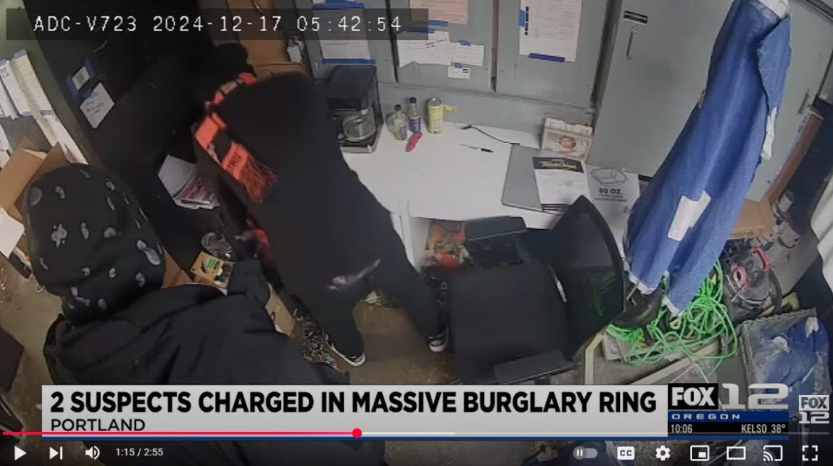 Portland Burglary Ring Targets Over 100 Businesses; Two Suspects Indicted