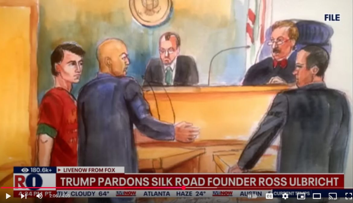 President Trump Pardons Silk Road Founder Ross Ulbricht