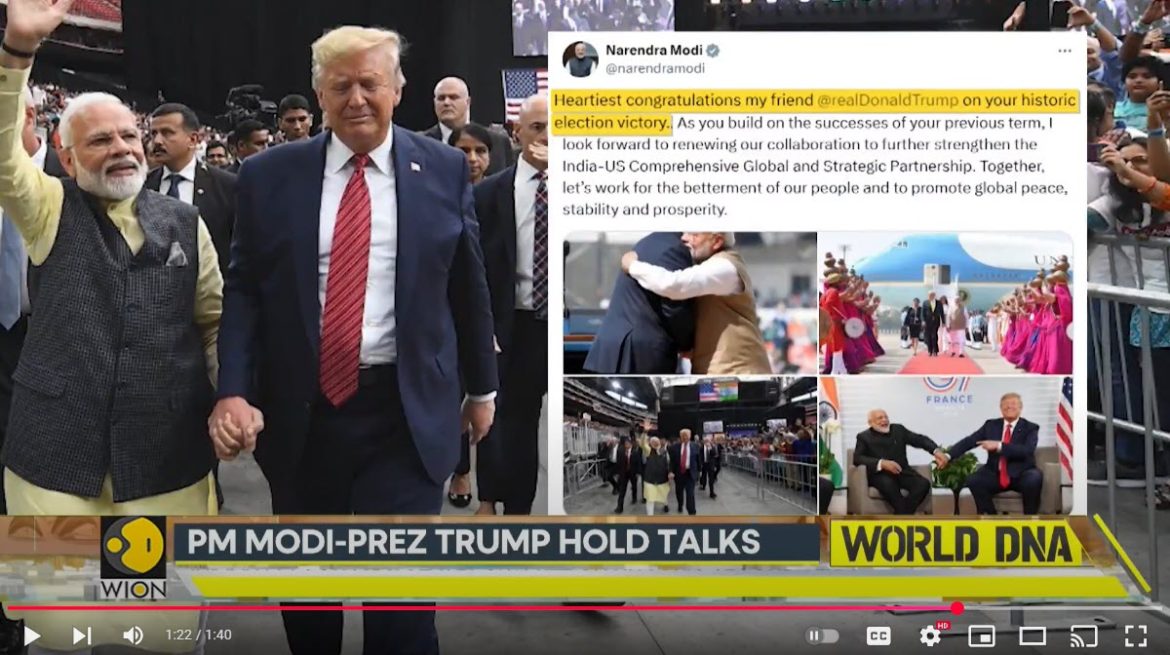 President Trump & Prime Minister Modi Discuss Strengthening U.S.-India Ties & Upcoming White House Visit