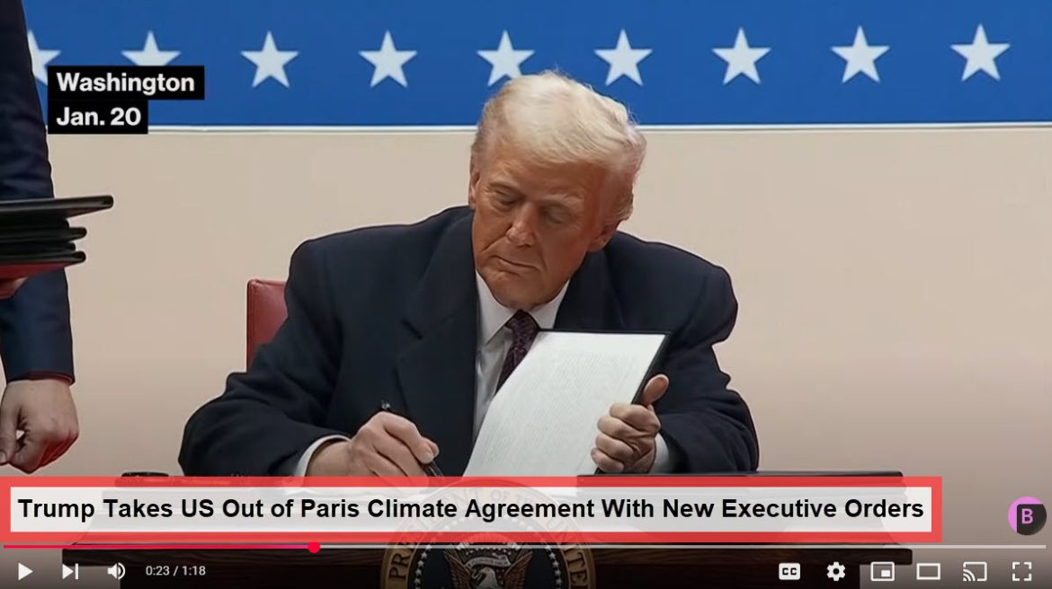 President Trump Withdraws U.S. from Paris Climate Agreement Again