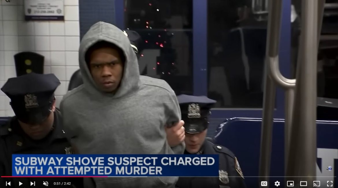 Suspect Charged with Attempted Murder in New York Subway Shoving Incident