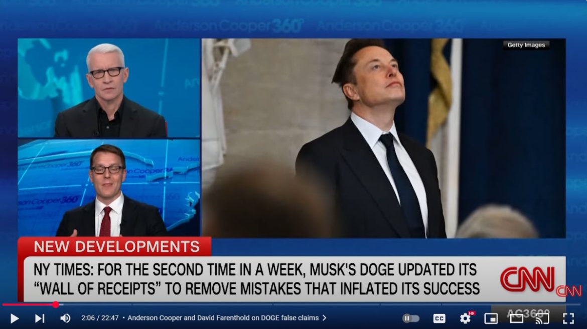 Investigative Report Uncovers Major Errors in DOGE’s ‘Wall of Receipts’