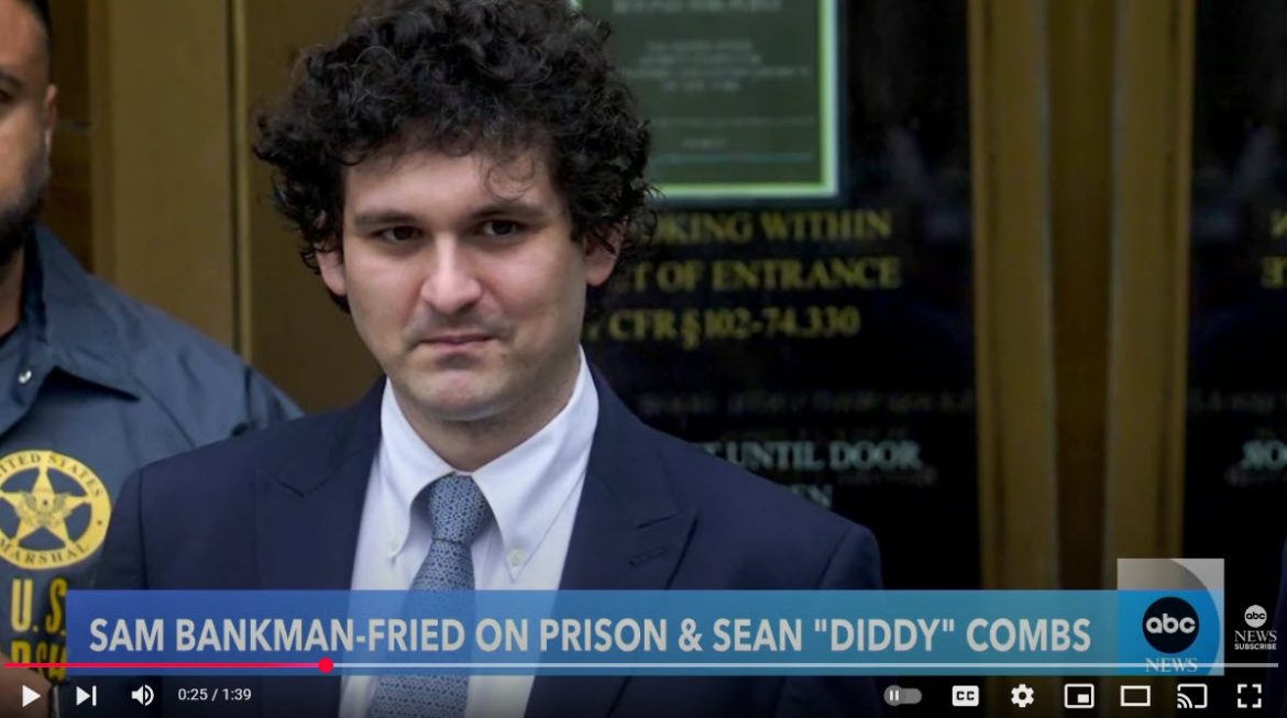 Sam Bankman-Fried Claims He Shares Prison Bunk With Sean ‘Diddy’ Combs at MDC-Brooklyn